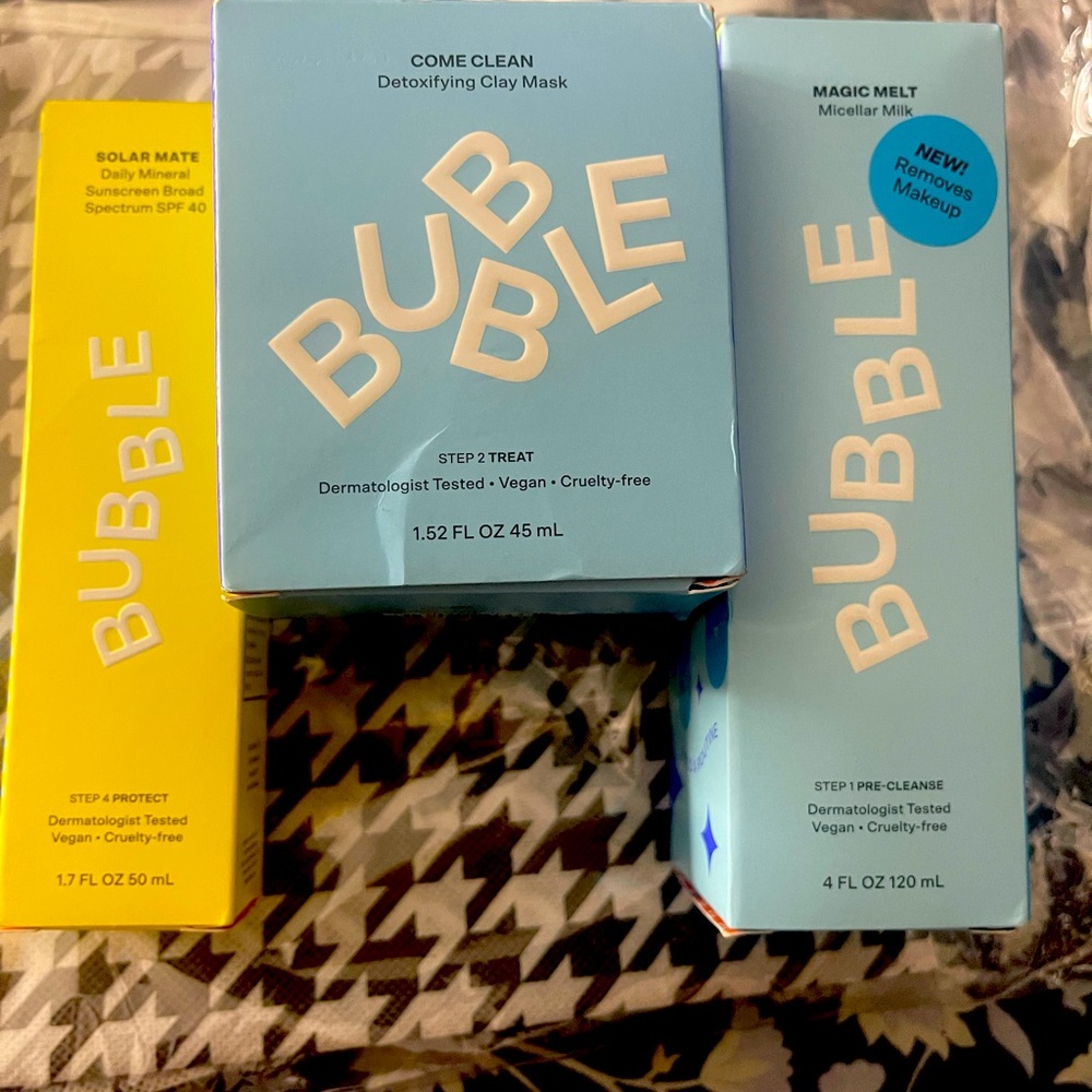 Bubble Skin Care products